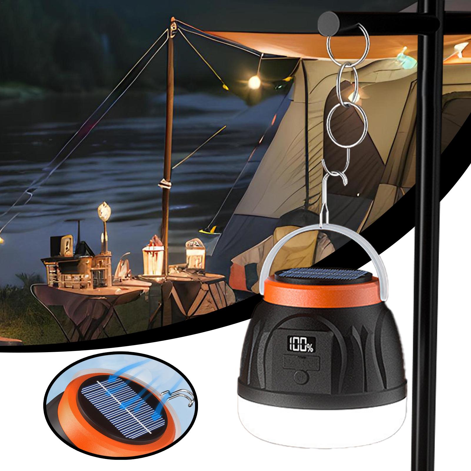 Power Outage Light - Zeltbeleuchtung, Digitalanzeige, Solar-Ladelampe, LED-Leuchten für Camping,