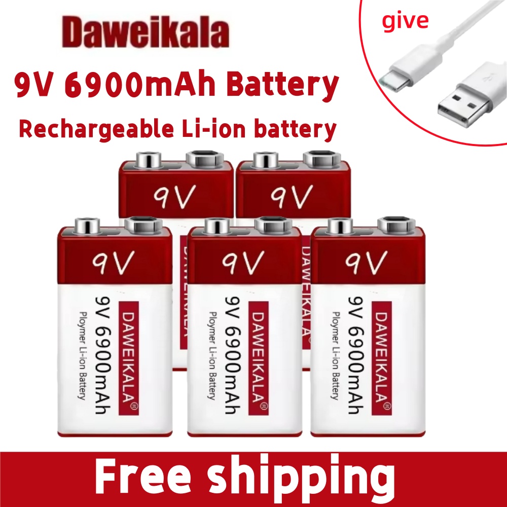 Neuer 9V 6900mAh wiederaufladb – Co Detector Plug Bewertung und Preis