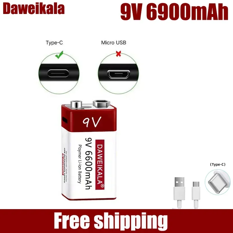 Neuer 9V 6900mAh wiederaufladb – Co Detector Plug Bewertung und Preis
